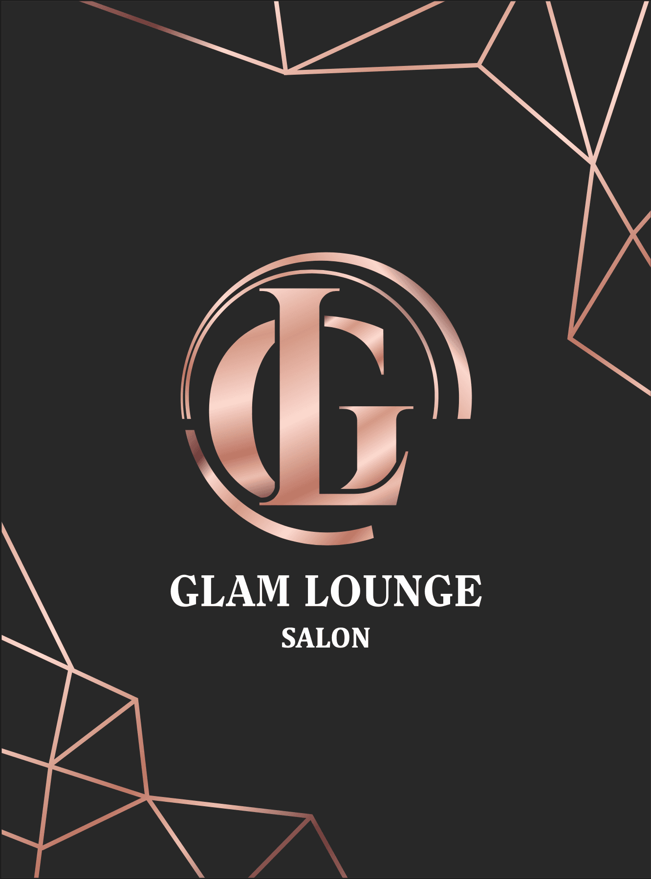 Glam Lounge Luxury Salon interior background